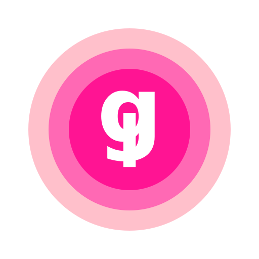 Dyslexic Symbol with the Letters 'g' and 'l' in Circles - DrawGPT