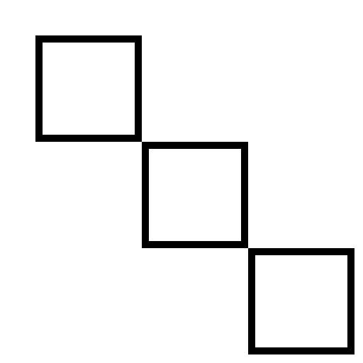 Three Gift Boxes in Black and White - DrawGPT