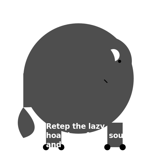 Retep the lazy, hoarder of fish soup and speaker - DrawGPT