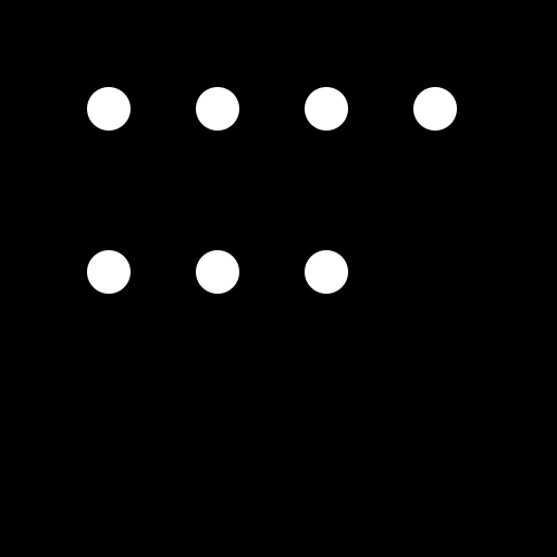 Black Wallpaper with 7 Holes - DrawGPT