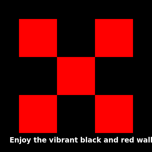 Black and Red Wallpaper with 8 Rectangles - DrawGPT