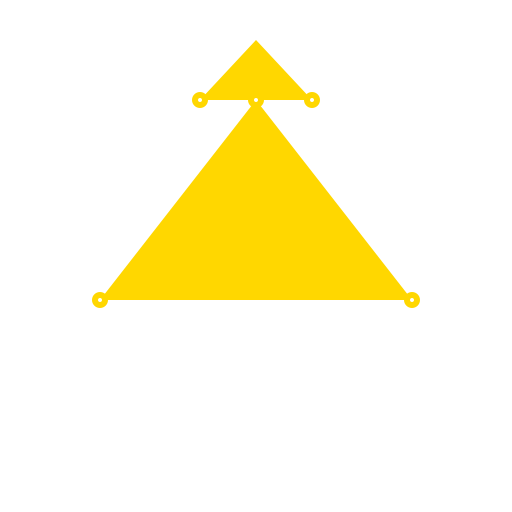 Simple line and dot crown - DrawGPT