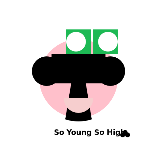 Girl Listening To So Young So High By Dada Life Through Spotify - DrawGPT