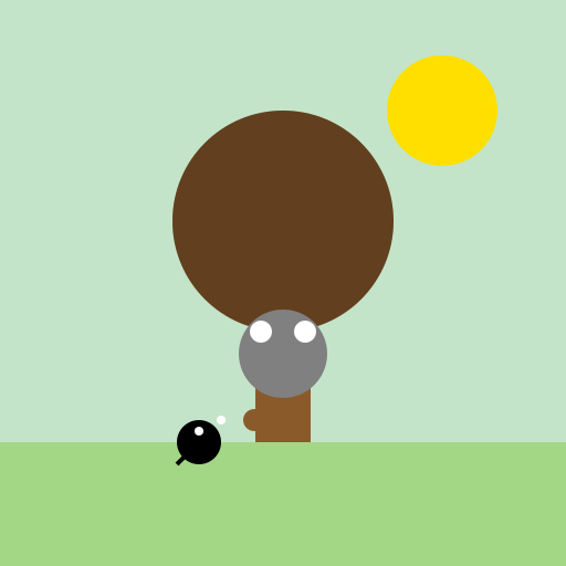 Serene Woodland Setting with Mr. Rippa and Emerson - DrawGPT