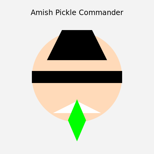 An Amish Pickle Commander - DrawGPT