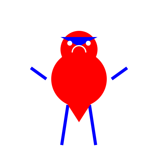 Stick Figure Superhero - DrawGPT