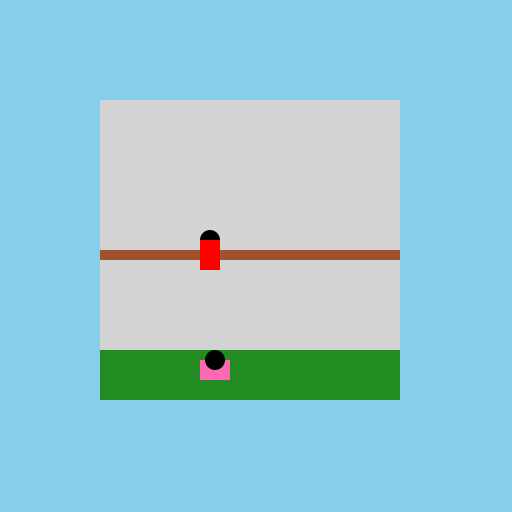 Boy Hanging on Balcony Railing - DrawGPT