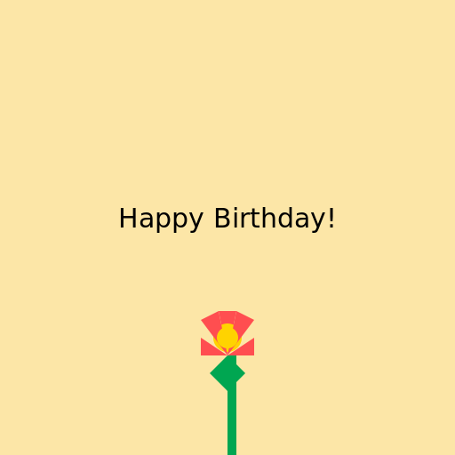 Birthday flowers - DrawGPT