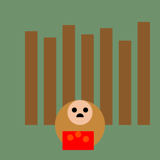 Caveman Forest Gathering - DrawGPT