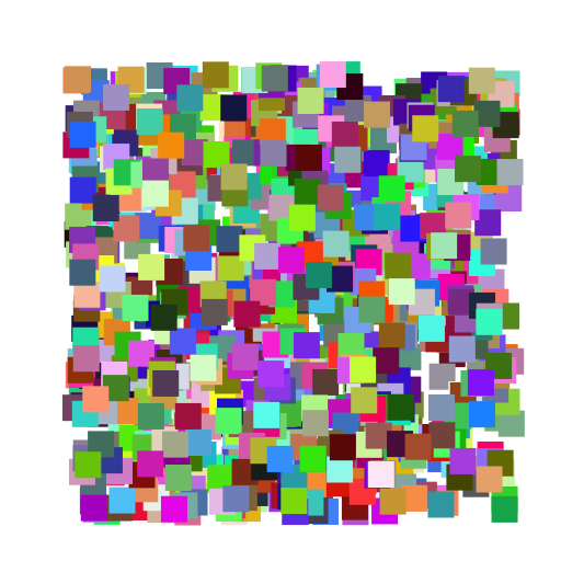 Circle Filled with Random Color Tiles - DrawGPT