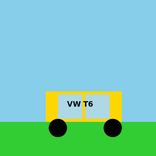 VW T6 Campervan with Nice Background - DrawGPT