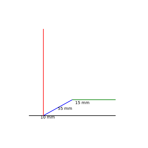 AB with projections and measurements - DrawGPT