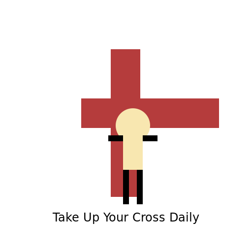 Take Up Your Cross Daily - DrawGPT