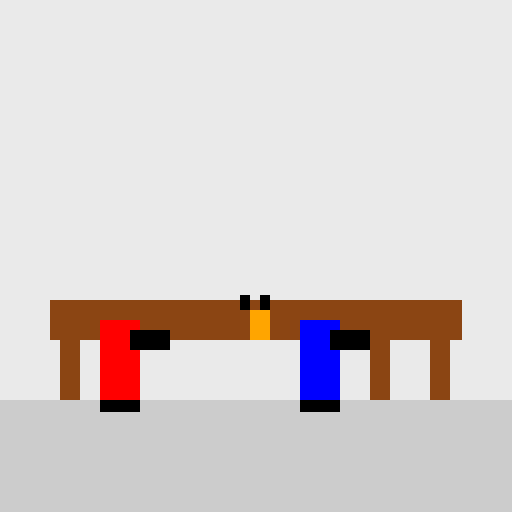 Office Room with Two Chairs, Long Table, Laptops, and WiFi Router - DrawGPT