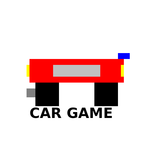 Car Game Icon - DrawGPT