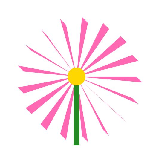 Flower with 17 Petals - DrawGPT
