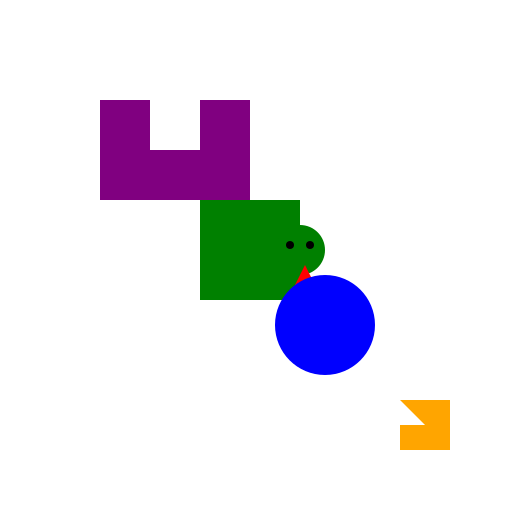 Snake Wrapped Around Lambda Phi Epsilon - DrawGPT