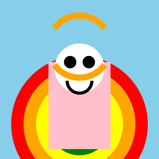 Cute Man from Rainbow - DrawGPT