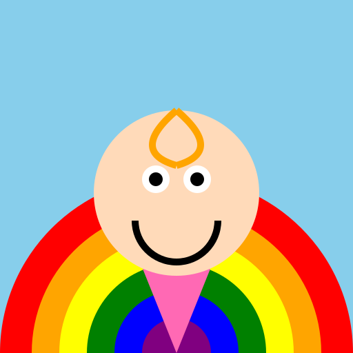 Cute Man from Rainbow - DrawGPT