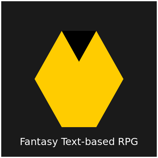Fantasy Text-based RPG Logo - DrawGPT