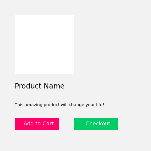 Funky Product Details Screen - DrawGPT