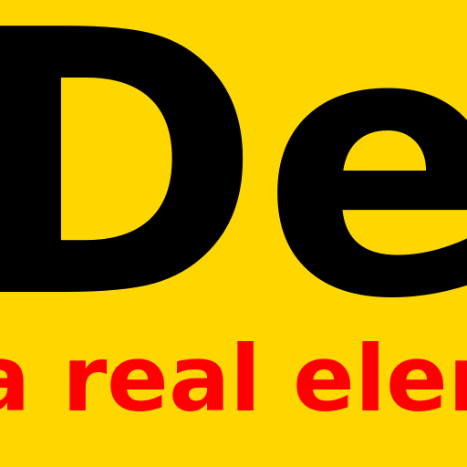 Element With The Symbol Of De - DrawGPT