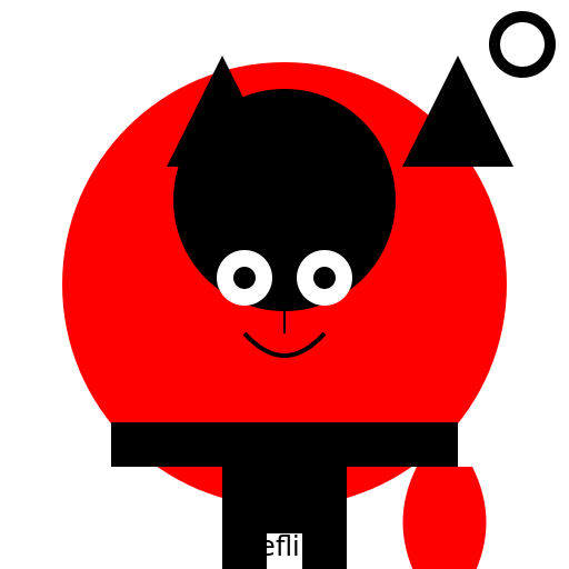 Red-Skinned Black Haired Male D&D Tiefling - DrawGPT