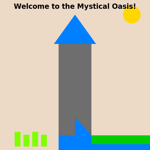 Mystical Oasis - DrawGPT
