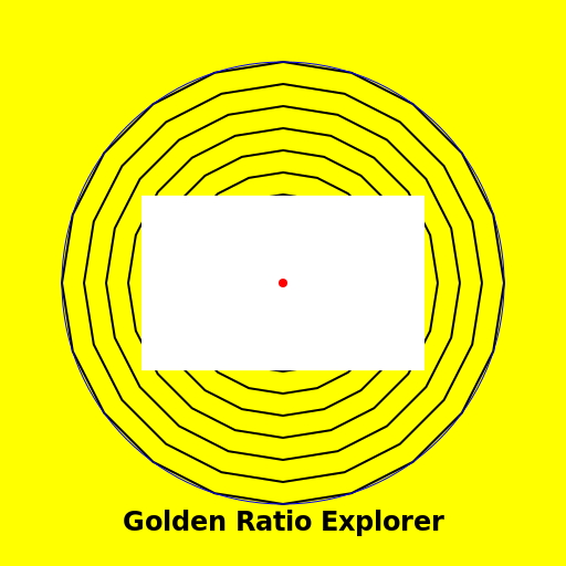 Golden Ratio Explorer Logo - DrawGPT