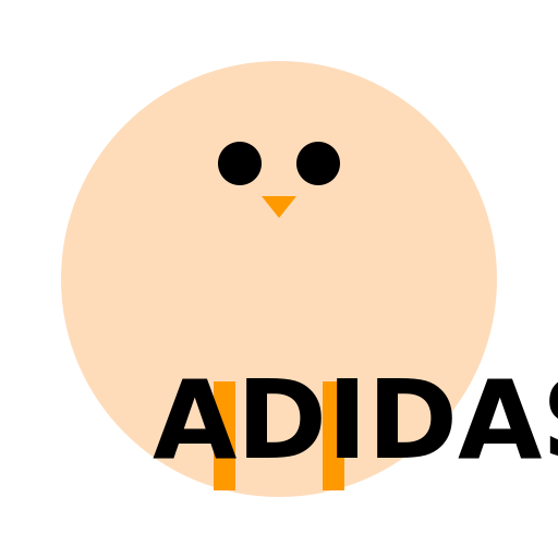 Chicken with adidas clothes - DrawGPT