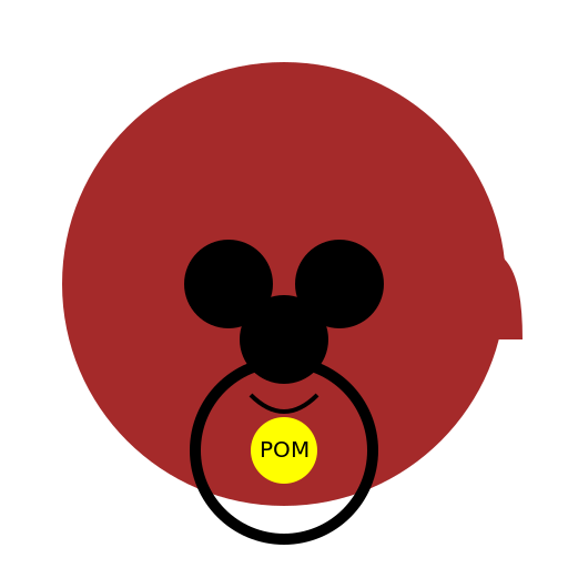 All-Brown Pomeranian - DrawGPT