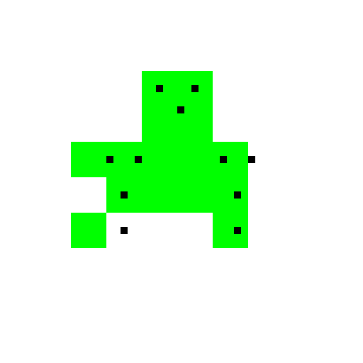 Green Pixel Dragon - DrawGPT