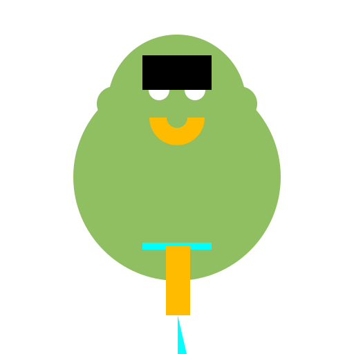 Yoda with a Cowboy Hat and a Lightsaber - DrawGPT