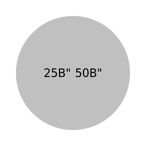 Half Dollar and a Quarter - A Total of 75 Cents - DrawGPT