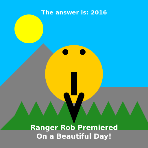 The Birth of Ranger Rob - DrawGPT