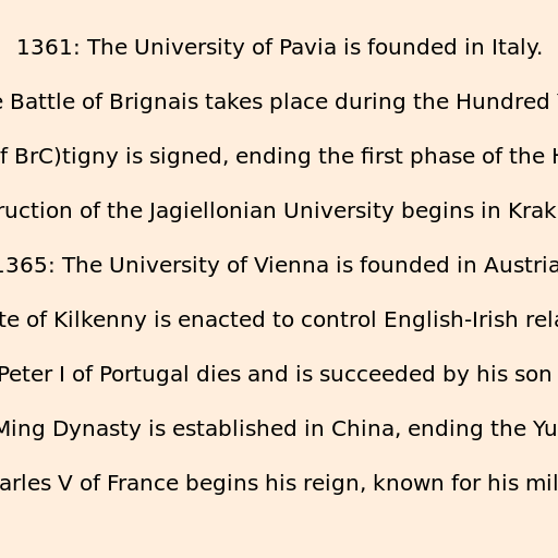 Events in the 1360s - DrawGPT