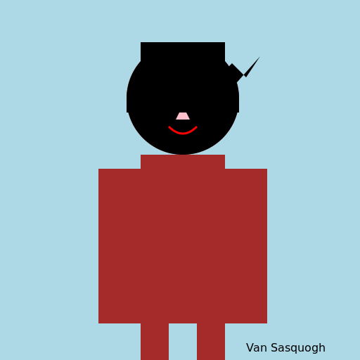 Van Gogh's Sasquatch with a Human Twist - DrawGPT