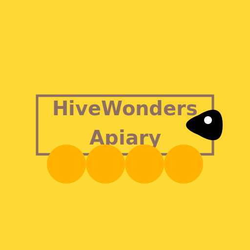HiveWonders Apiary Logo - DrawGPT