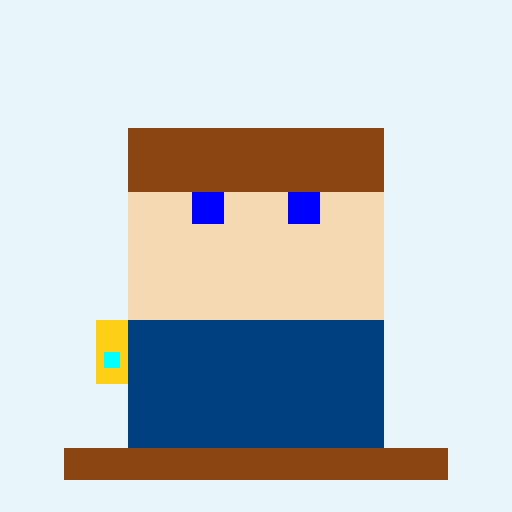 A Boy in Scottish Clothes with Blue Eyes and a Brown Wig, Sitting on a Chair - DrawGPT