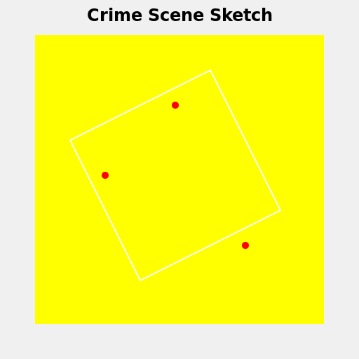 Crime Scene Sketch - DrawGPT