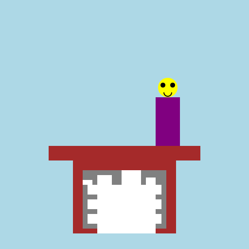 A Character at a Cluttered Desk with an Old Typewriter - DrawGPT