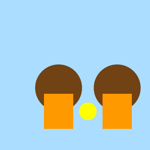 Two Monkeys Playing Tennis - DrawGPT