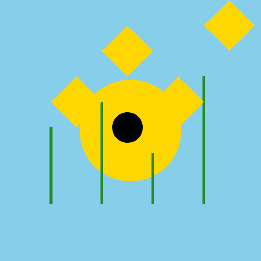 Sunflower Gardens - DrawGPT