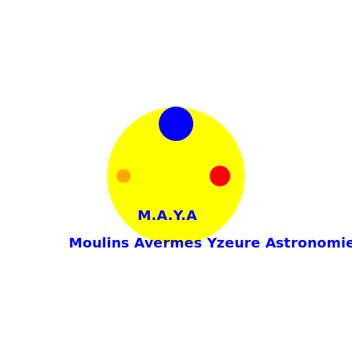 Logo du Club d'Astronomie M.A.Y.A. - DrawGPT