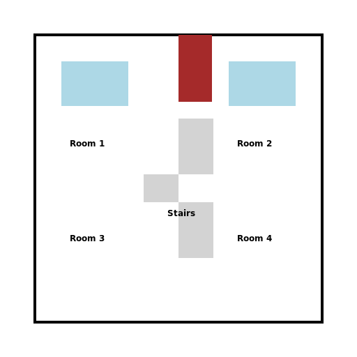 Residential Building Base Plan for Six Occupants - DrawGPT