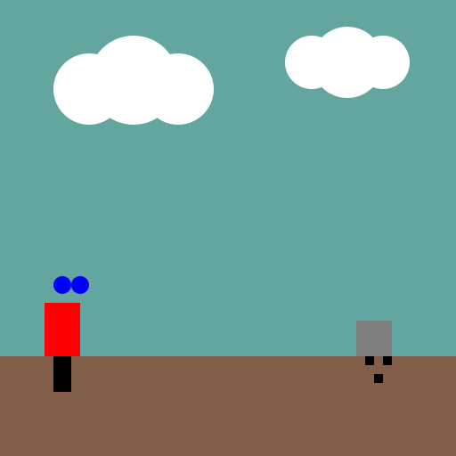 Game Screen During a Typical Mario Game - DrawGPT