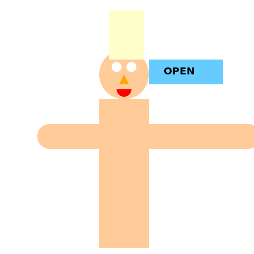 Man Holding a Dictionary Updating a Business Sign - DrawGPT