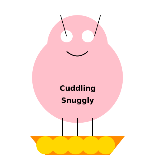 A Cute Bug Cuddling with a Rug - DrawGPT