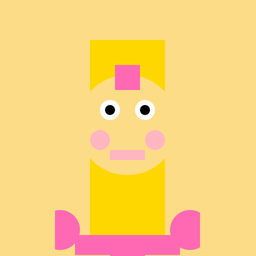 Cute Anime Cheerleader with Long Blonde Hair - DrawGPT