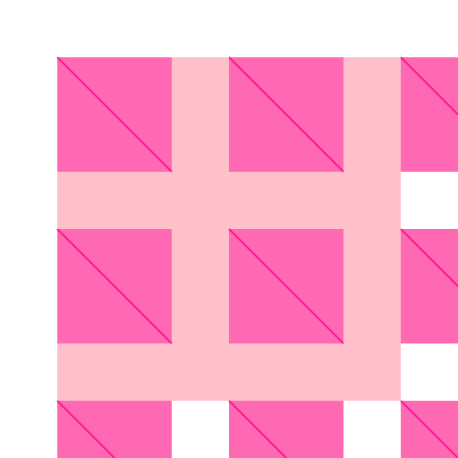 Big Square with Small Squares and Diagonals - DrawGPT